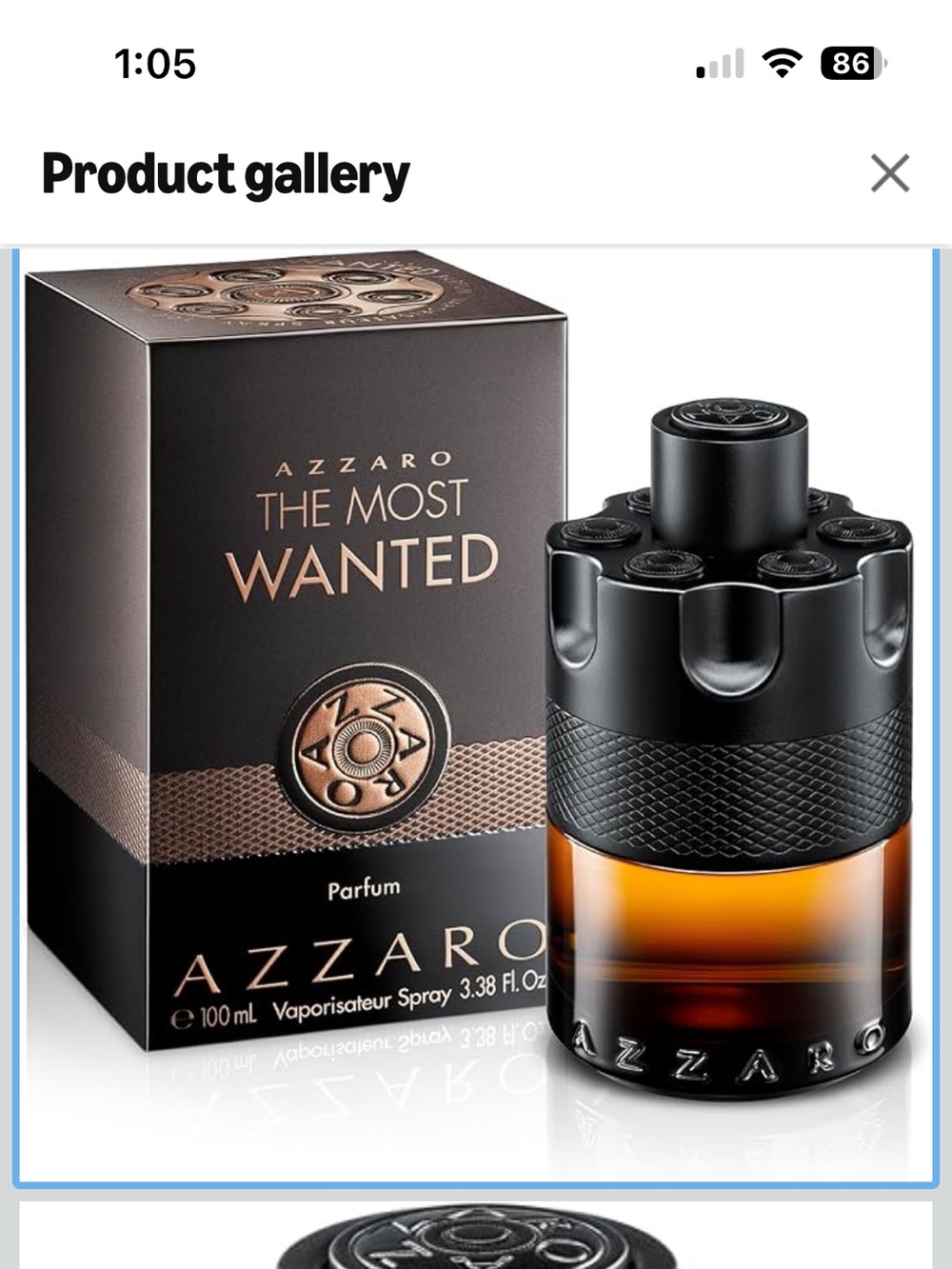 Azzaro The Most Wanted Parfum — Amber & Black